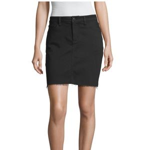 a.n.a. Black Denim Mini Skirt